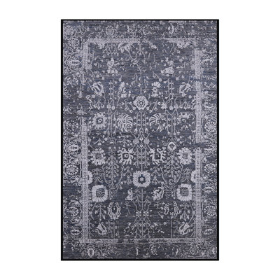 Tapis 100% moderne 2573 de style Mid-Century lavable à la machine