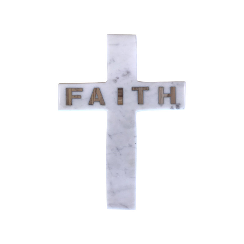 Croix de marbre Faith
