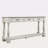 63Inch Long Wood Console Table With 3 Drawers And 1 Bottom Shelf For Entryway Hallway Easy Assembly Extra-Thick Sofa Table-25010875