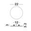 CYRCLE Aluminium Flush Mounted Sconce