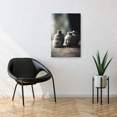 Vases sereins - Affiche murale élégante et rustique, paisible