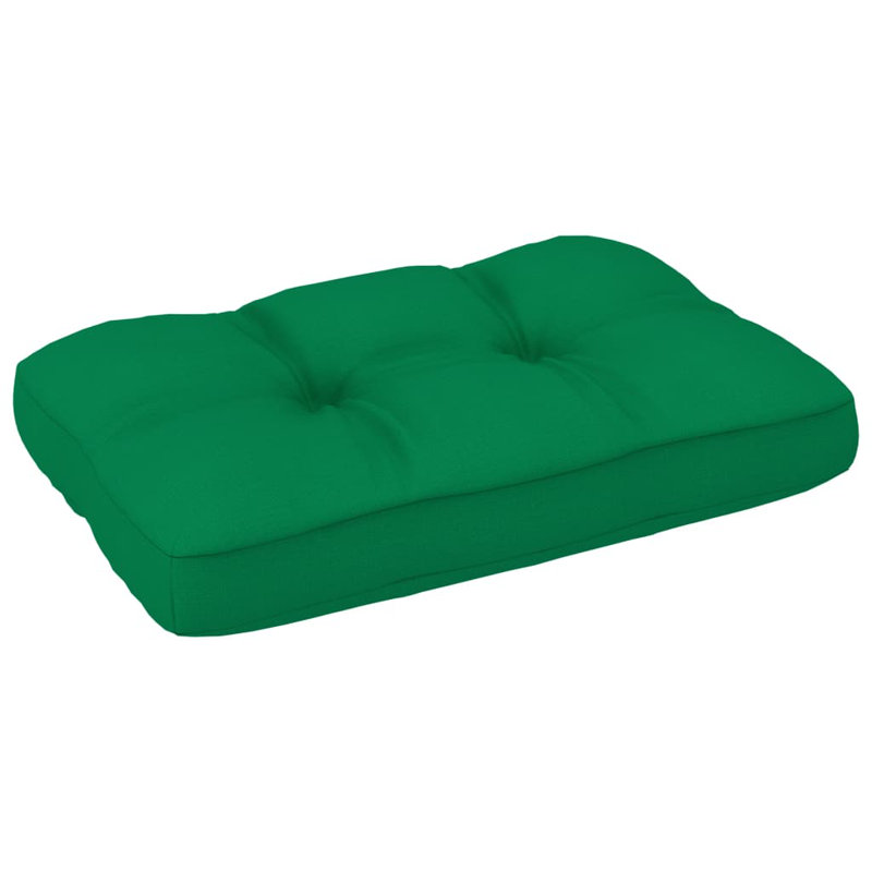 Outdoor Seat / Back Cushion, 23.6" x 15.7" x 4.7", Green