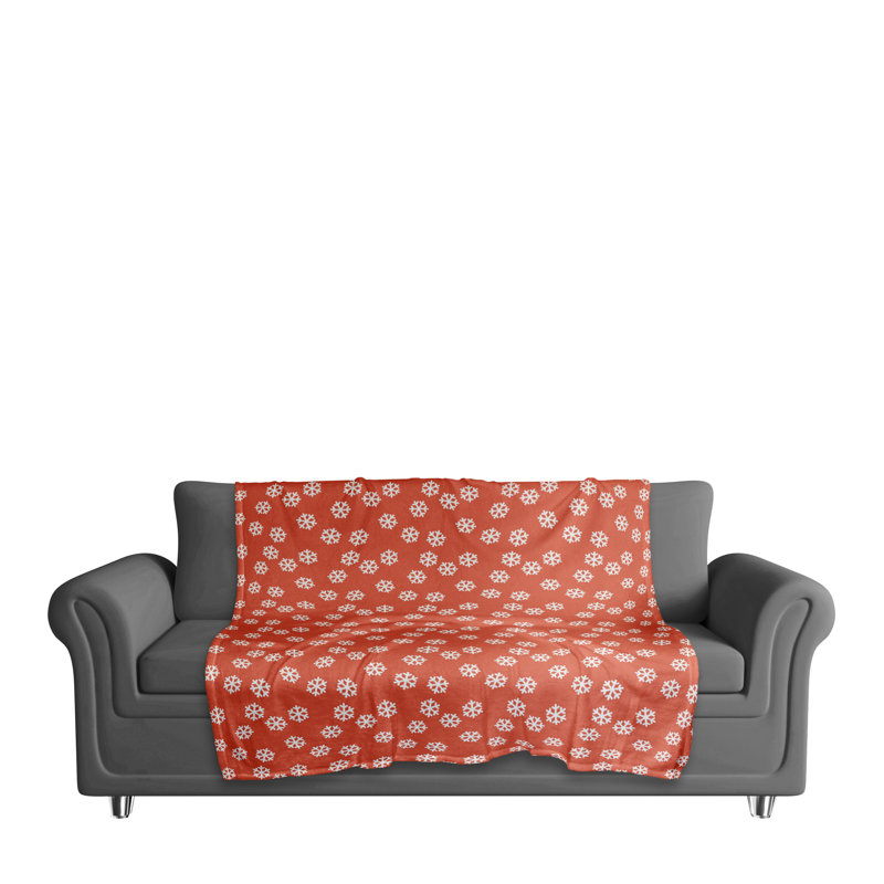 Hand Woven Throw Blanket, Red