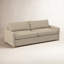 Louisa 87'' Square Arm Sofa Bed-1970938834
