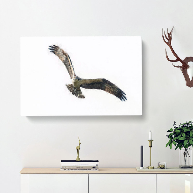 Osprey Bird - Wrapped Canvas, 60cm H x 91cm W x 3cm D
