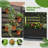 Outdoor Metal Planter Box Raised Garden Beds with Trellis-1777962550