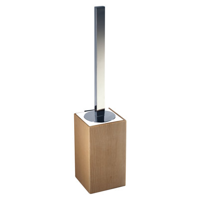 Brosse de toilette murale 16,14 po en métal / chrome
