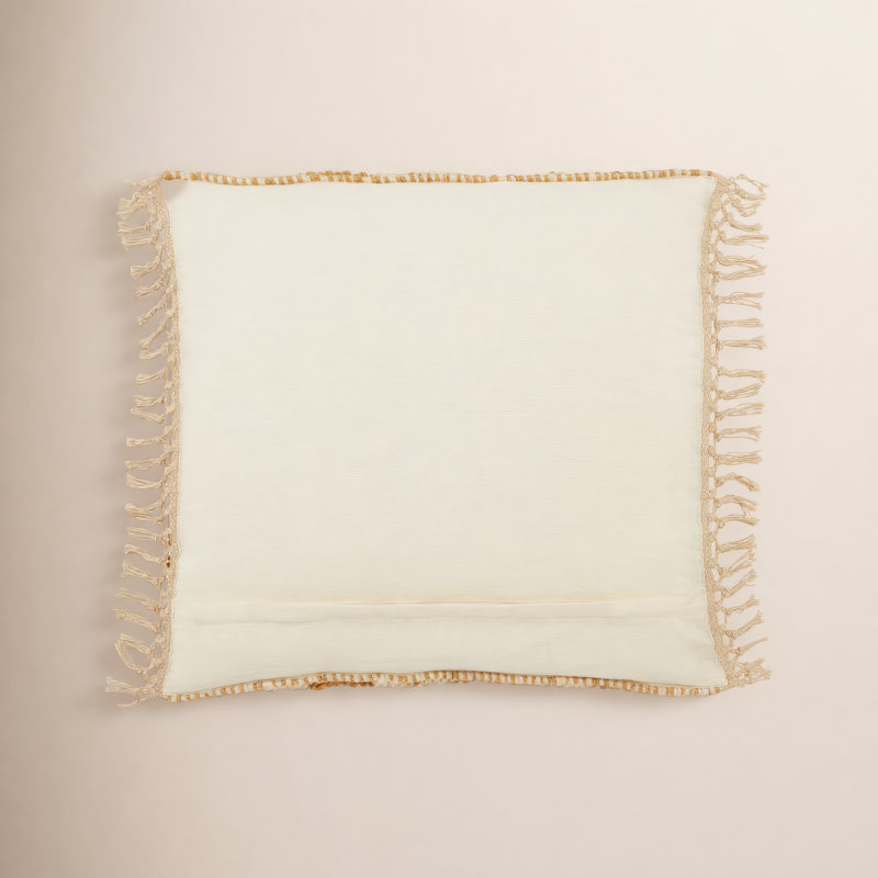 Coussin Oakleaf, Or / ivoire, Duvet