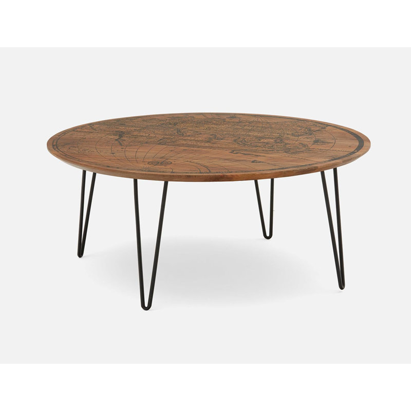 Table basse ronde de 35 po Medinia