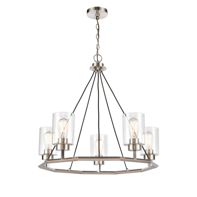 Lustre empire à 5 lumières Laureole