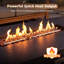 56 inch Metal Fire Pit Table Propane Firepit for Outside