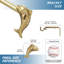Tringle à rideaux simple ajustable Visalia Fish-21786364-21786366