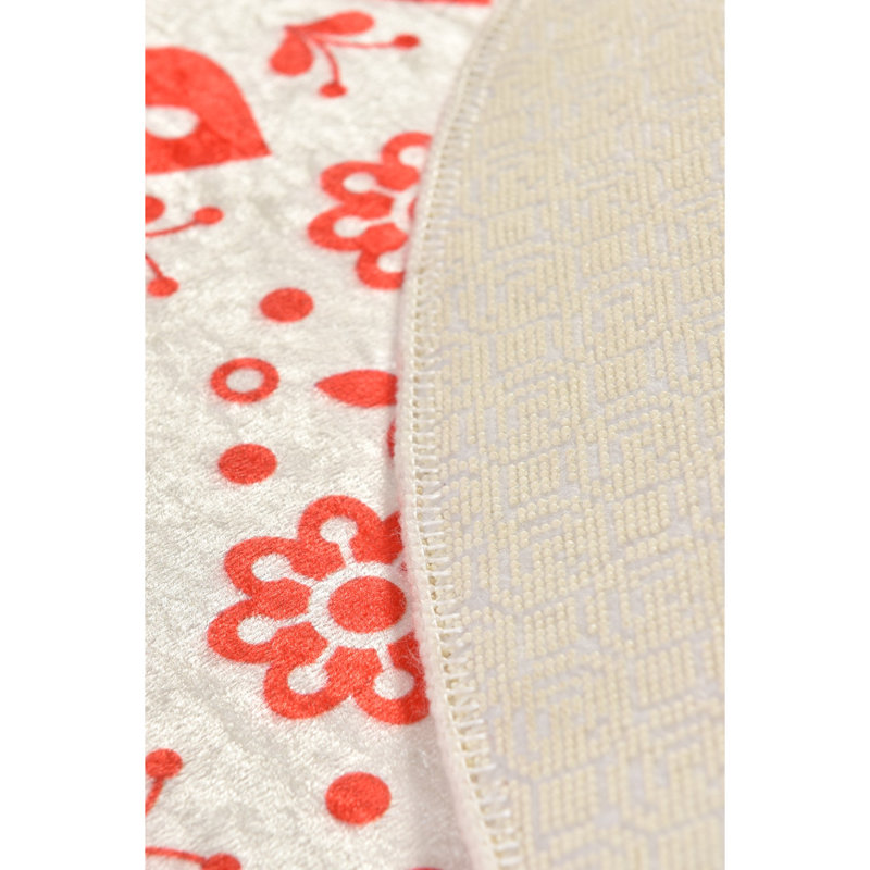 Antibacterial Non-Slip Bathmat, 39.4 Inches Diameter, 100% Polyester, 0.4 Inch Pile Height, 700 g/m² | Machine Washable, Easy Care | Ideal for Bathroom, Shower, and Spa Use, Soft and Durable Design