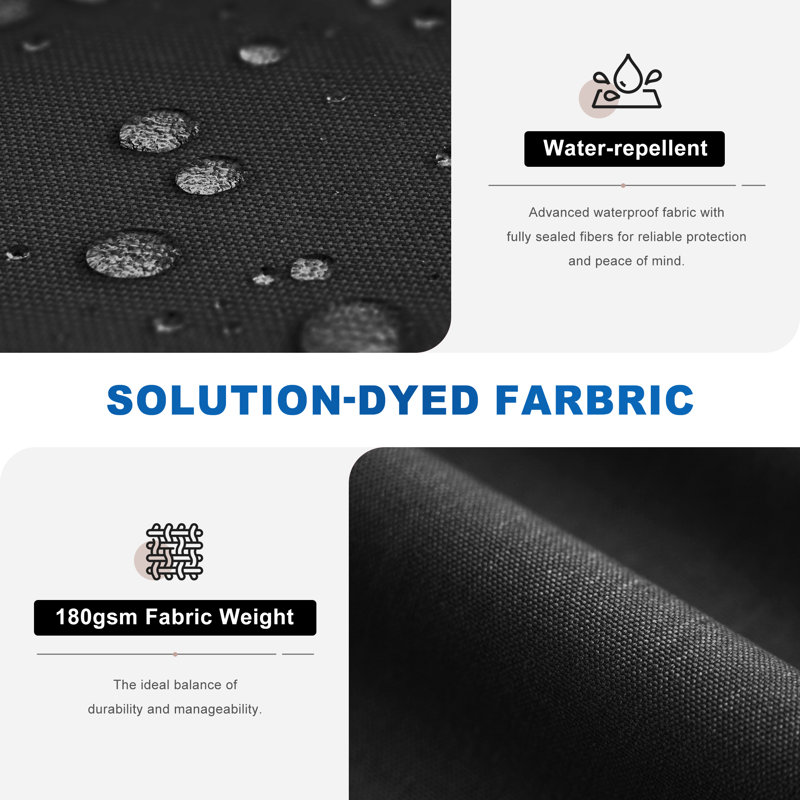 Améliorez votre espace extérieur: parasol rectangulaire DEL de 6 pi x 9 pi avec protection contre les rayons UV, inclinaison facile et résistance au vent