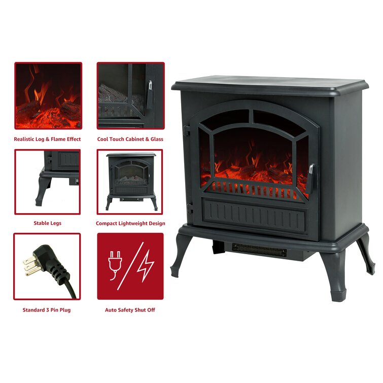 Minocqua Infrared Electric Stove Winston Porter