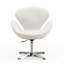 Fauteuil ballon pivotant rembourré en laine Raspberry-51336370
