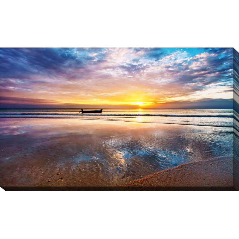 « crystal eaux », reproduction de photo sur toile tendue, H 36 po x l 60 po x P 1,5 po