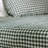 MooMee Gingham Duvet Cover Set with Zipper Closure 8 Ties 100% Washed Cotton Linen Like Breathable Lightweight-115836945-115836940