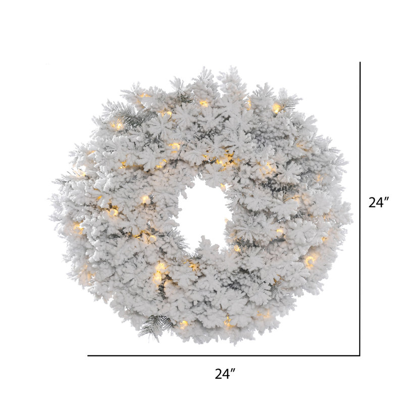 Couronne Alaskan artificielle Pfeiffer, H 24 po x l 24 po x P 3 po