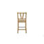 Chaise à hauteur de comptoir à lattes (ensemble de 2)-1022996771