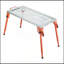Table de soudage robuste de 44 po x 21 po, capacité de 500 lb, pliable et établi à 4 niveaux de hauteur réglable