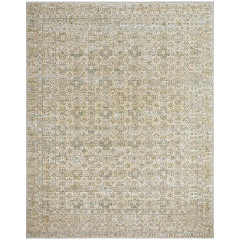 Becki Owens Handmade Beige and Taupe Wool Area Rug 9'10" x 12'6"