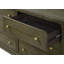 Commode 6 tiroirs et miroir cacao foncé