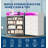 4 Drawer Dresser with Power Outlets & RGB LED Lights, Tall Modern Wood Storage Chest with App Control-2118120660