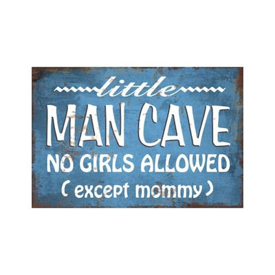 Décoration murale en métal de dessous little man cave