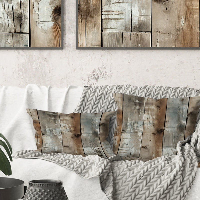  Coussin Wood & Shiplap Polyester