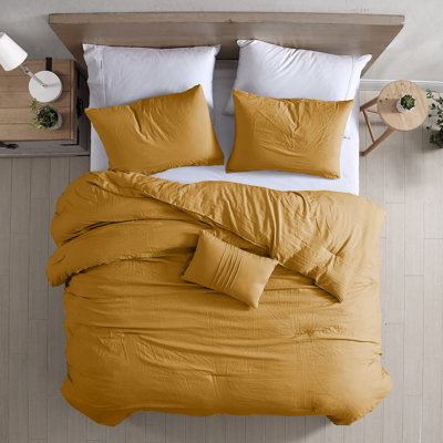 Fils modernes - ensemble d'édredon Beck - microfibre brossée en duvet synthétique - ensemble de couvre-lit toutes saisons élégant - comprend édredon, taies décoratives et coussin décoratif