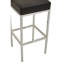 Jisu Upholstered Counter Stool with Metal Frame