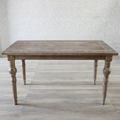 Brown Rectangle Solid Wood Dining Tables