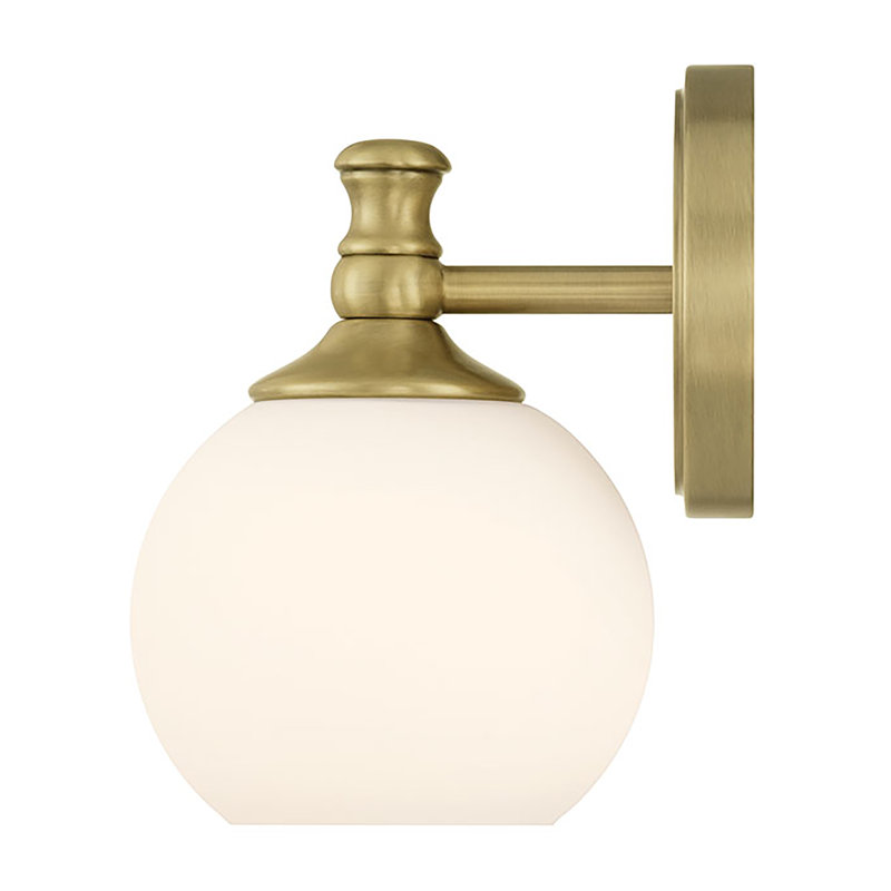 Orlisse 8.5" High 1-Light Wall Sconce, Brass