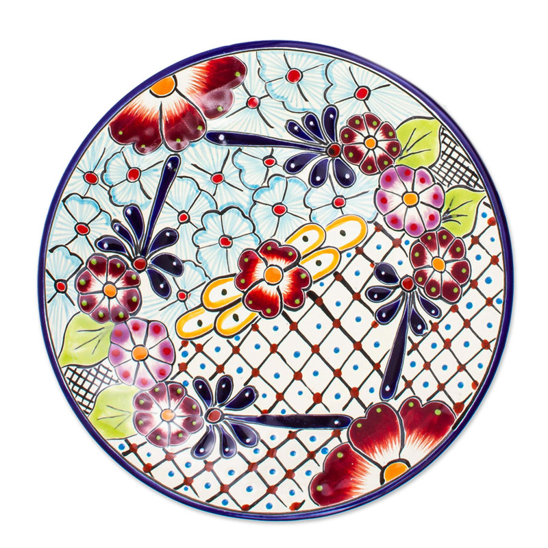 Colors Of Mexico Ceramic Dinner Plates (Pair)