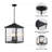 3 - Light Outdoor Hanging Lantern
