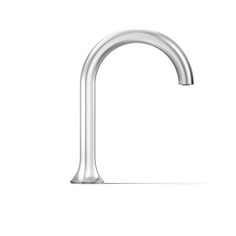 Occasion Deck-Mount Bath Spout With Cane Design, Polished Chrome