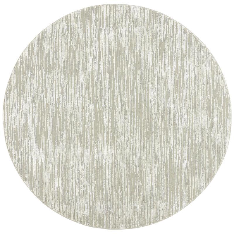 Abbottson Performance Abstract Rug, Round 6'7"