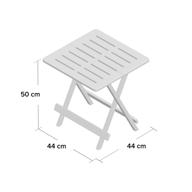 Garden Side Table, Blue