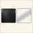 Black Metal Framed Square Bathrrom Mirror For Wall.-456357963-456358005