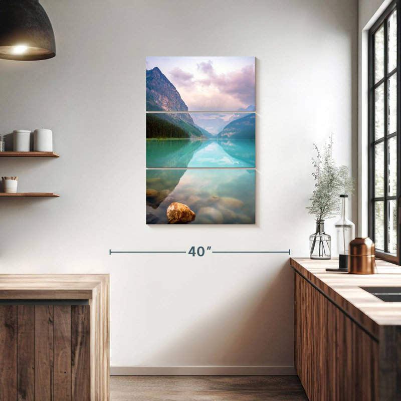 Alvord Calm Sunrise Lake Louise, H 38 po x l 24 po