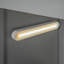 Lit superposé simple au-dessus d'un lit simple avec éclairage à DEL et ports USB, gris (VIEUX SKU: LT001218AAE-1)-1282774555