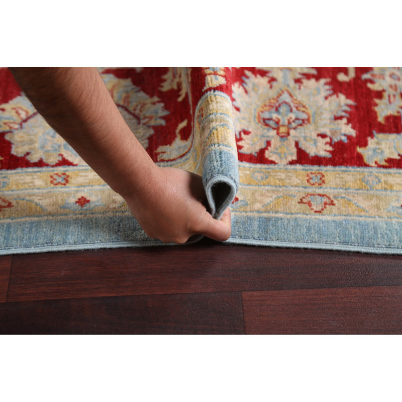 Tapis oriental à teinture végétale Ziegler noué à la main 7 x 10