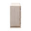 Harrison 86" Elm Wood Sideboard, Whitewash