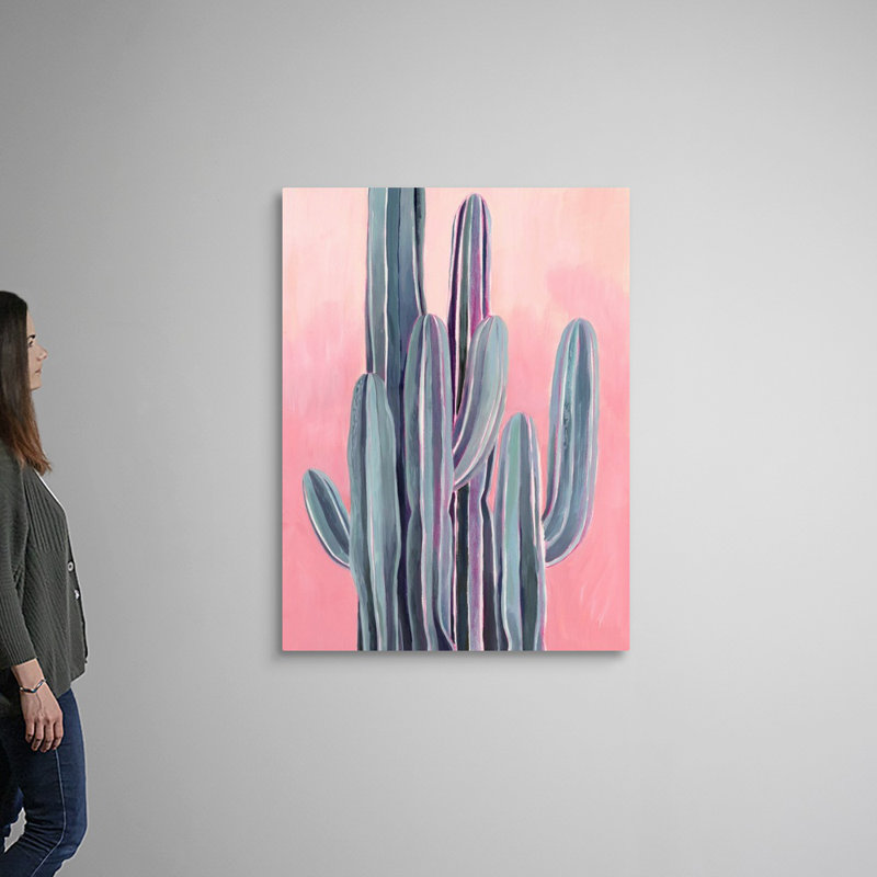 " Desert Dawn II " Painting Print, 48" H x 36" W x 1.25" D, Wrapped Canvas