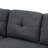 76.5" Linen Blend Upholstered Sectional With Pull-Out Bed And Chaise Storage-1301479769
