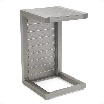 Cape Coral Alu C-Shaped Table