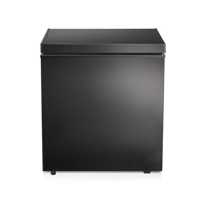 1.8 Cu.ft Deep Freezer, Chest Freezer with 2 Baskets, Fast Cooling, 7 Temps, Energy Saving, Black