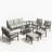 8-Piece Metal Patio Furniture Set-762556308