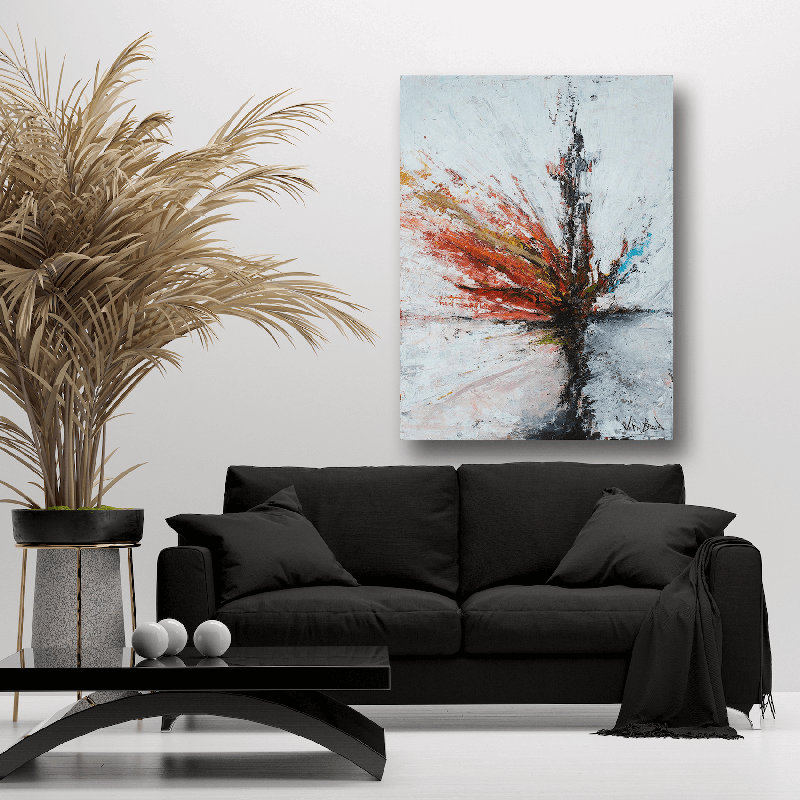 Entropy Print, 48" H x 36" W x 1.5" D